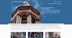 Desktop Screenshot of hmturnerfoundation.org